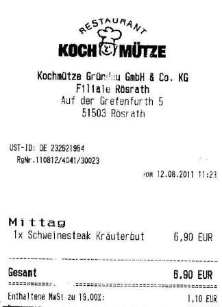 awbe Hffner Kochmtze Restaurant